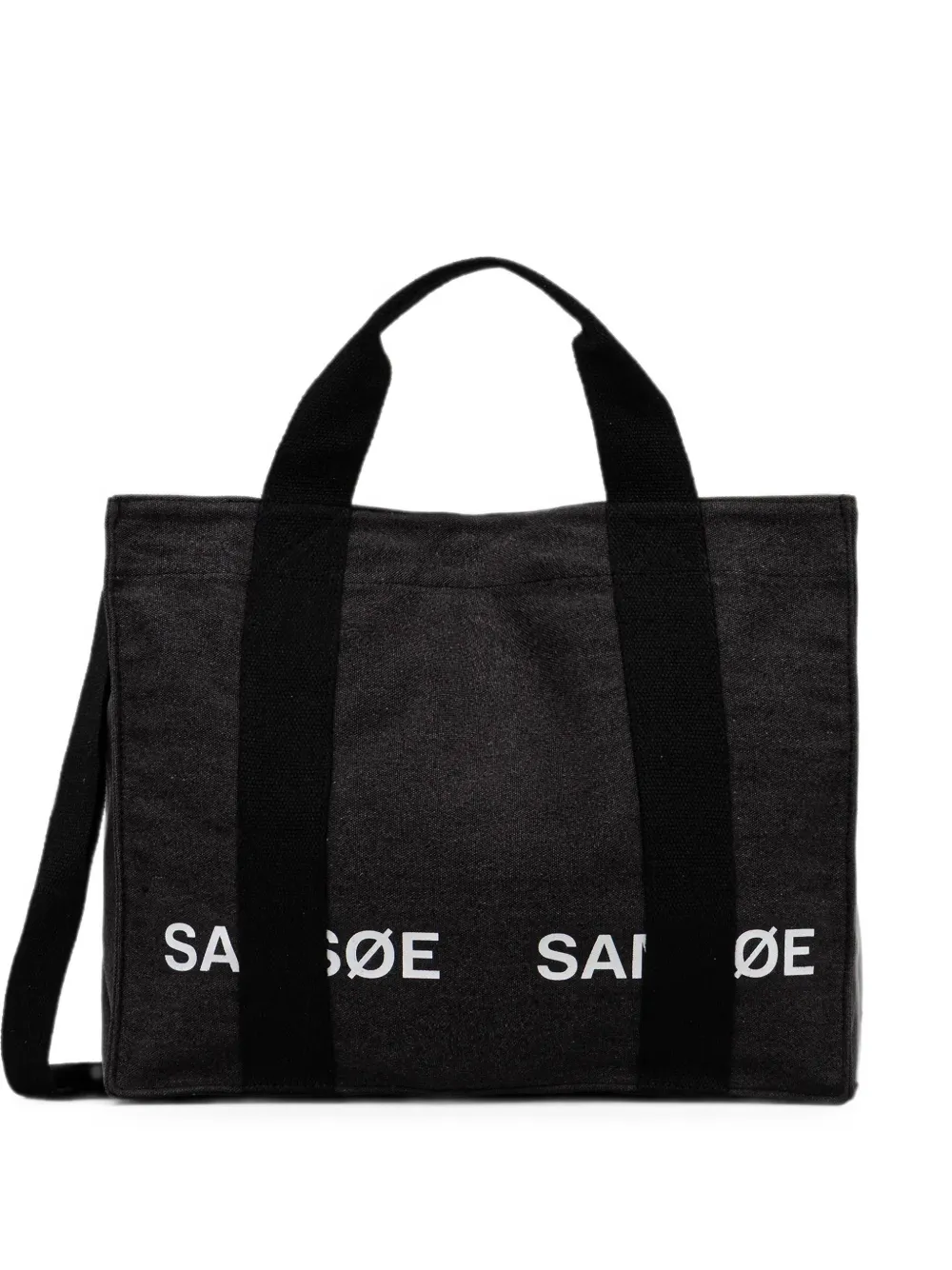 SAMSOE SAMSOE Salucas logo-print canvas tote bag · OS