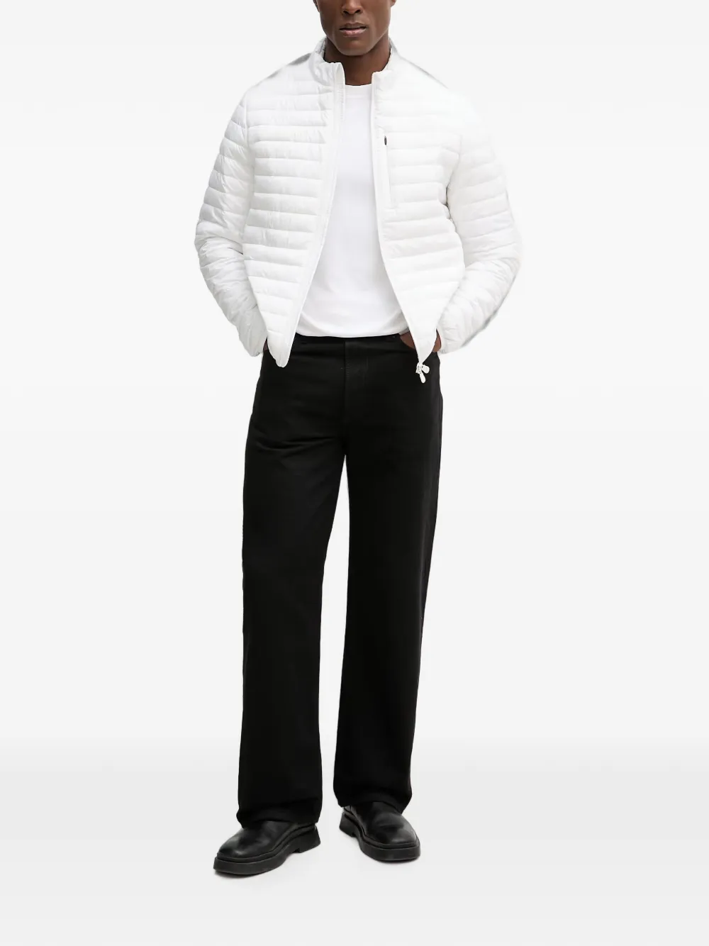 Save The Duck Cole quilted jacket Wit