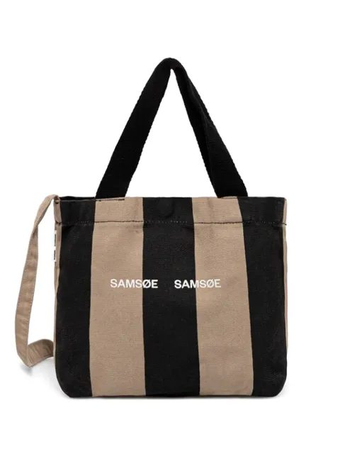 SAMSOE SAMSOE Safrinka striped tote bag