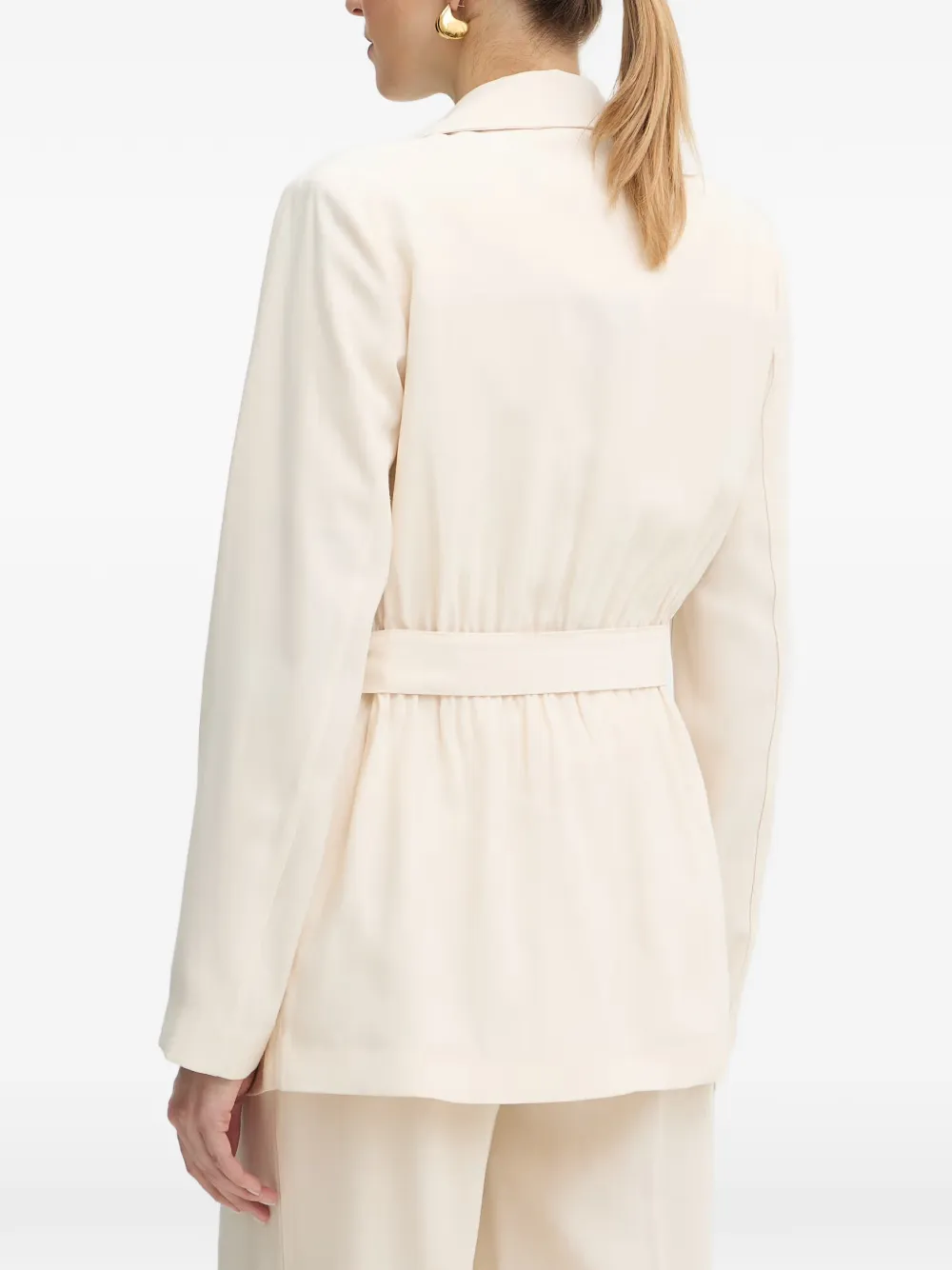 Silvian Heach Blazer met ceintuur Beige