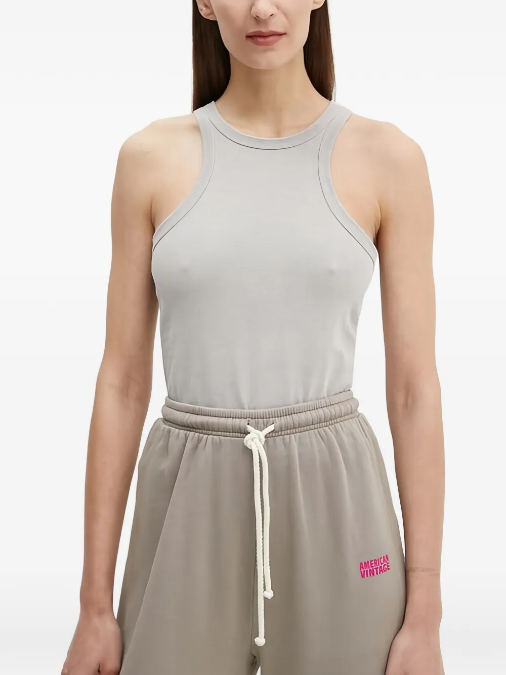 SAMSOE SAMSOE crew-neck tank top - Grigio