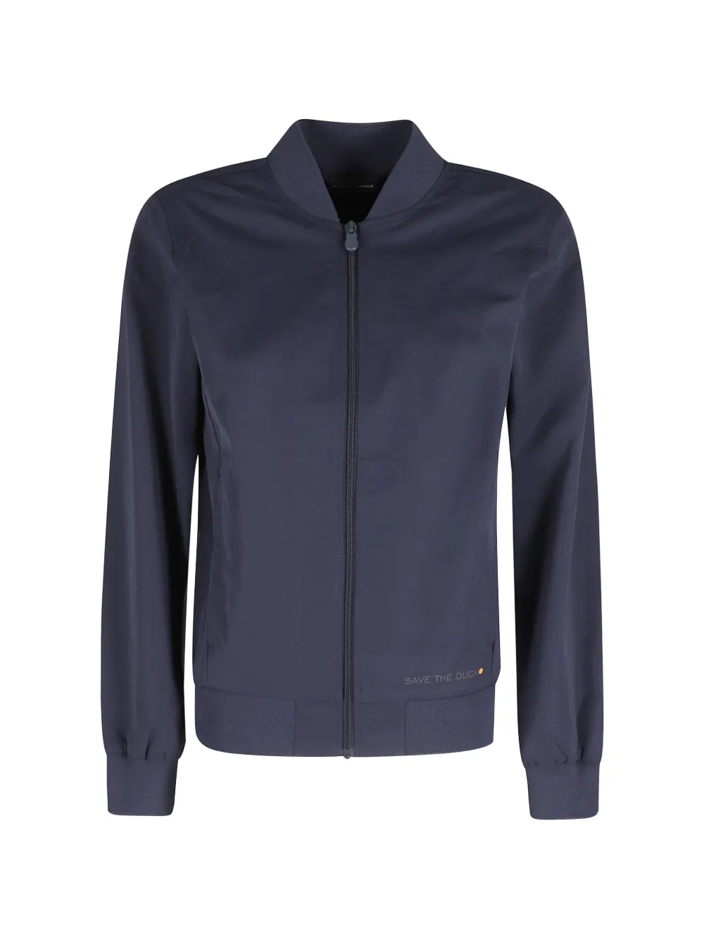 Save The Duck Jena ribbed-trim zip-up jacket - Blau