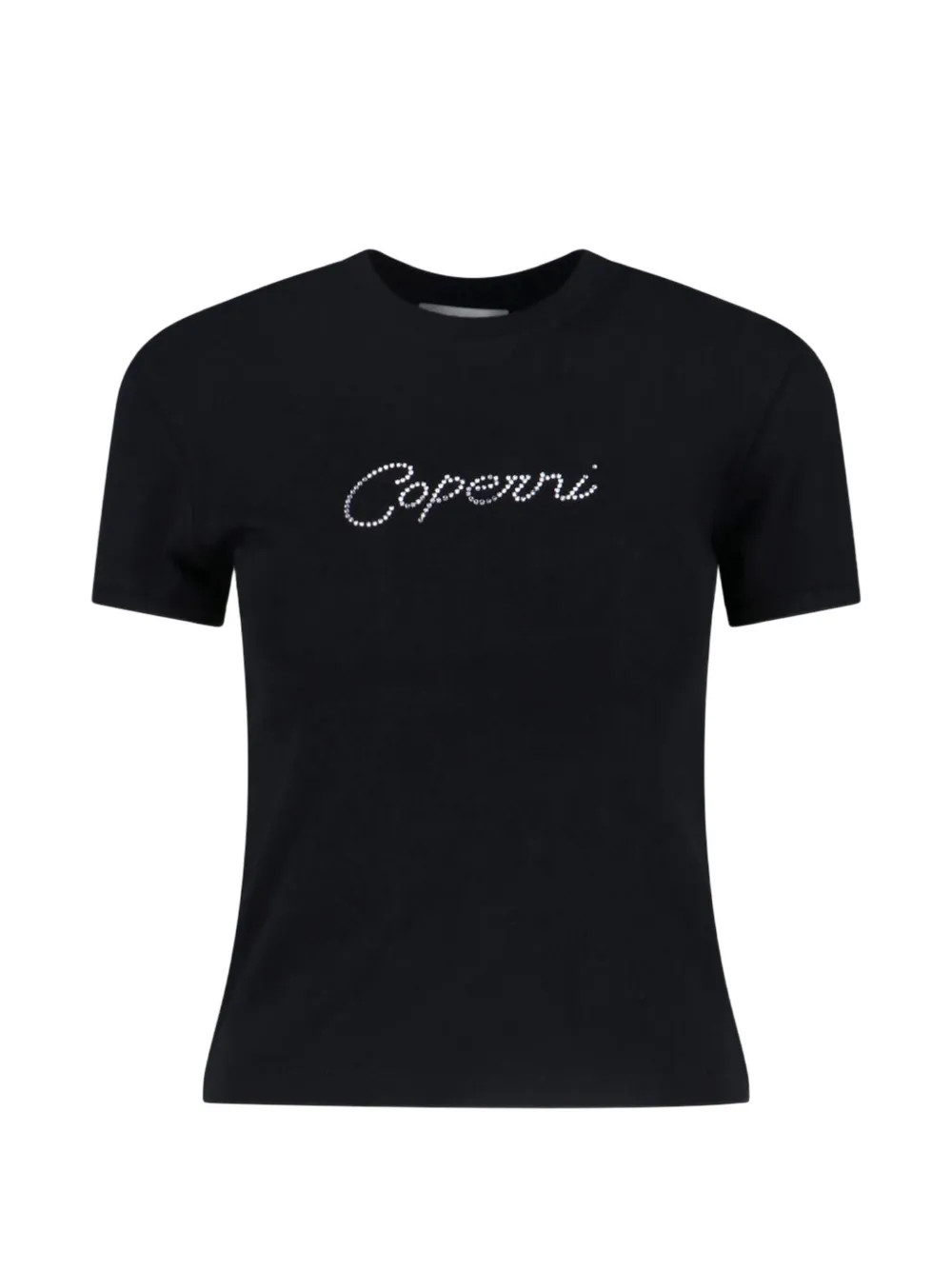 Coperni Embellished Short-sleeve T-shirt In Black