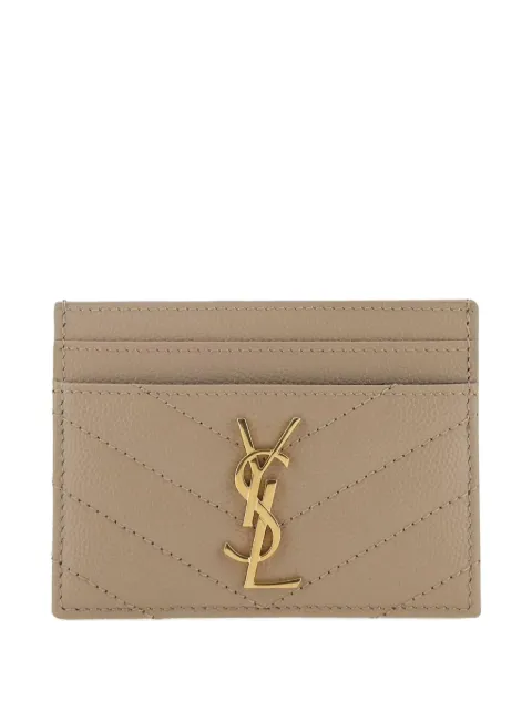 Saint Laurent Cassandre Matelassé leather cardholder