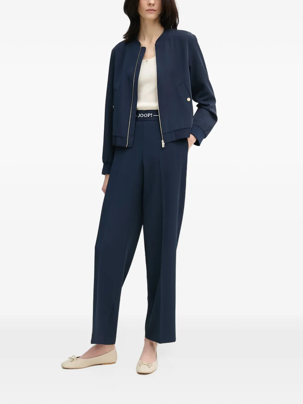 Joop! Junipa zip-up bomber jacket Blauw