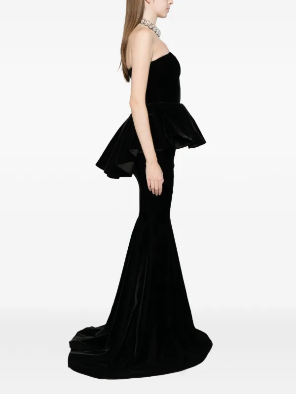 silk black slip dress SLIP DRESS