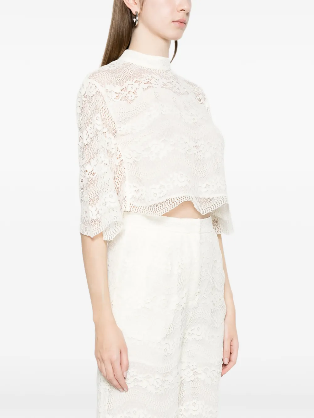 TWINSET Blouse met kant Wit