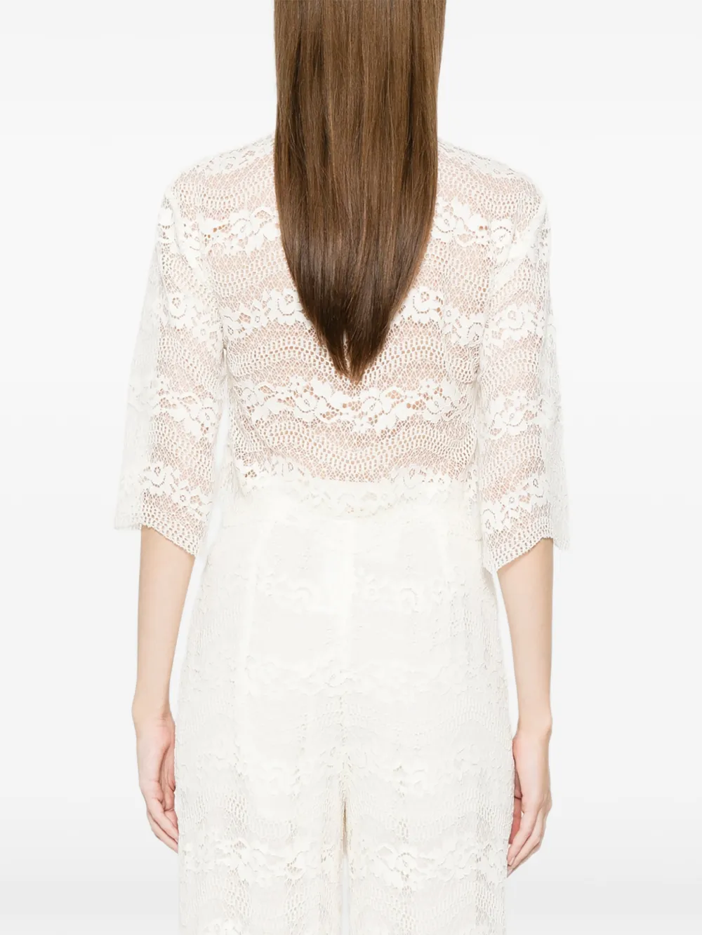 TWINSET Blouse met kant Wit