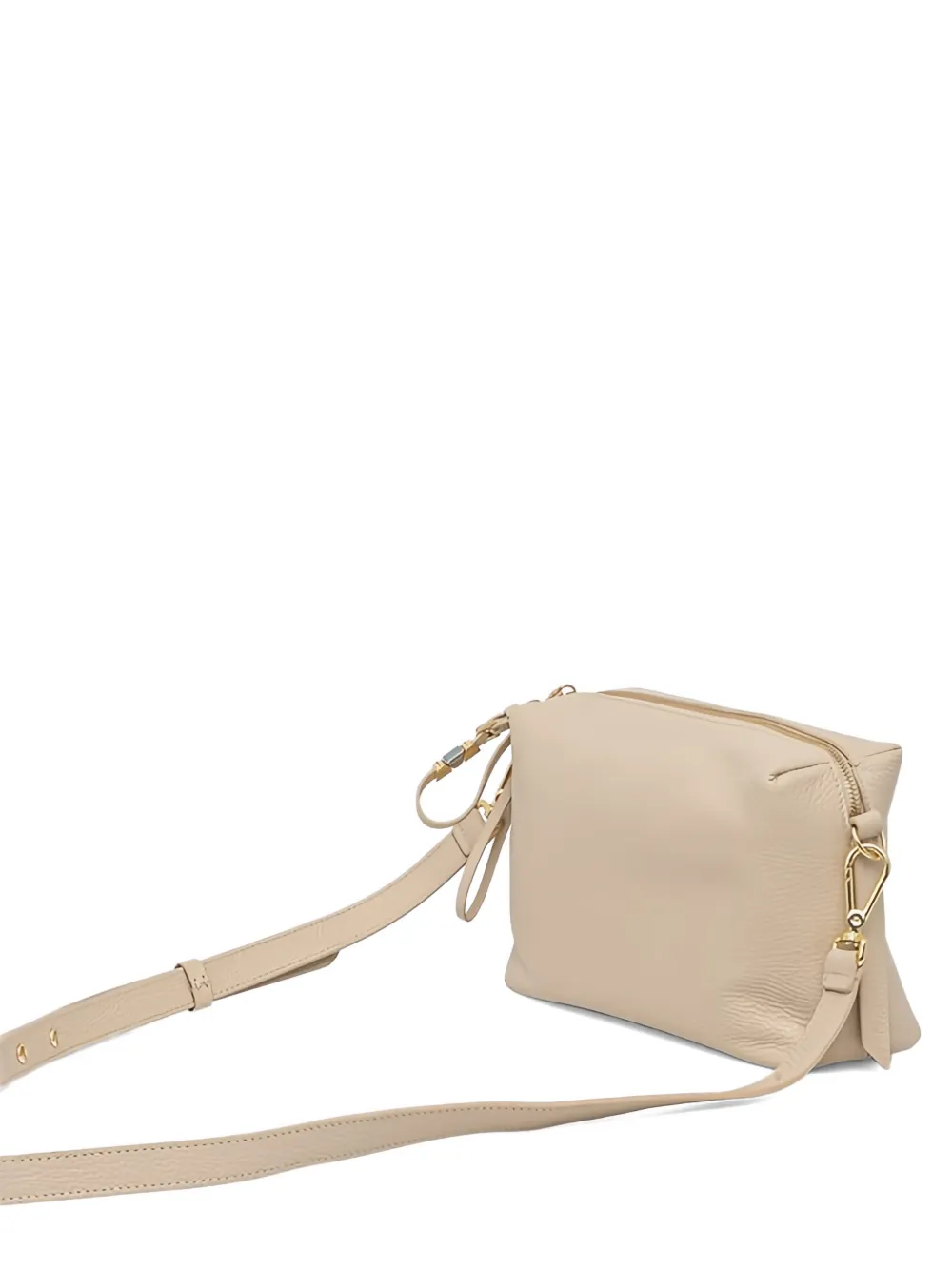 Coccinelle Kleine Nory leren crossbodytas Beige