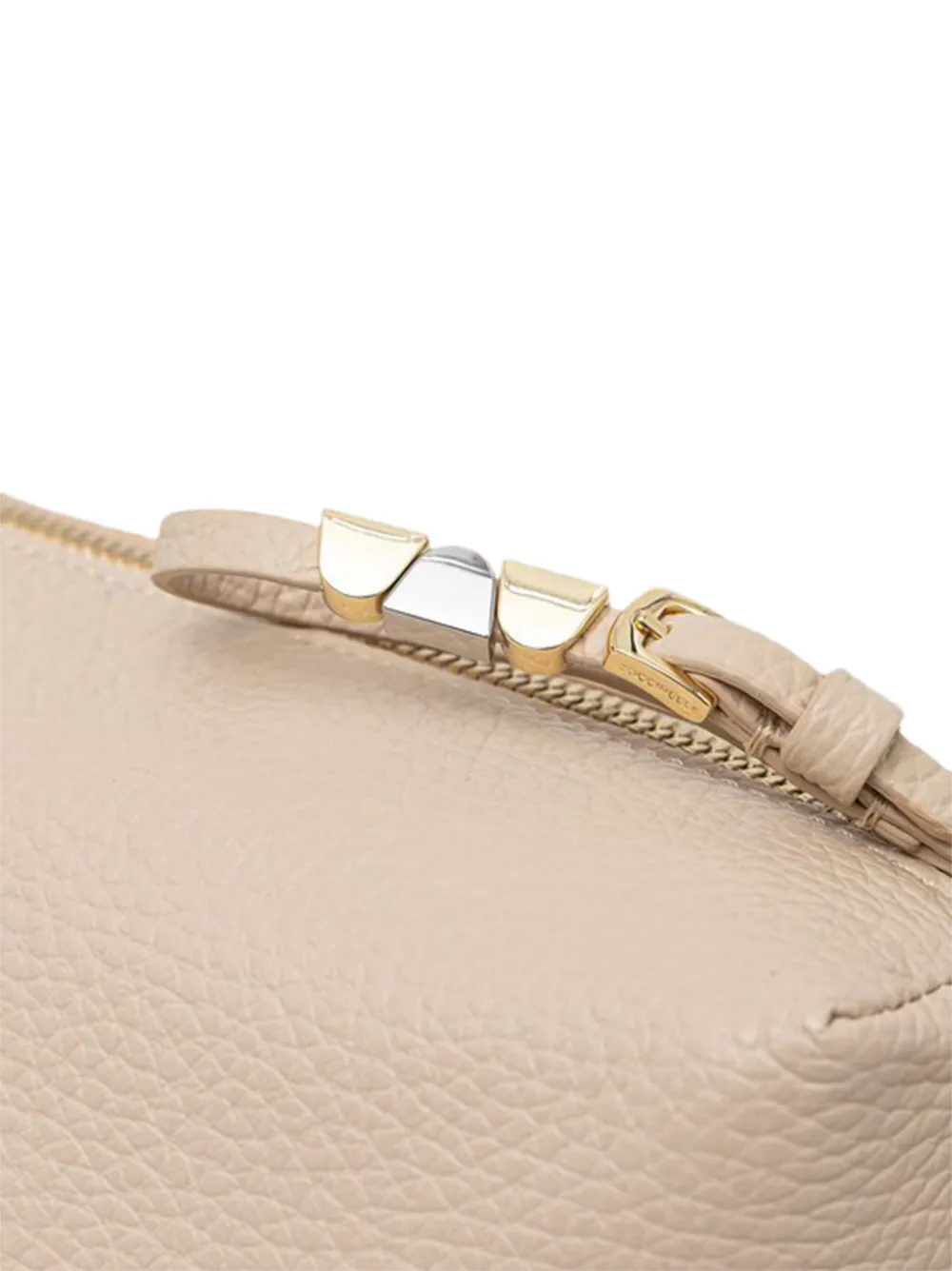 Coccinelle Kleine Nory leren crossbodytas Beige