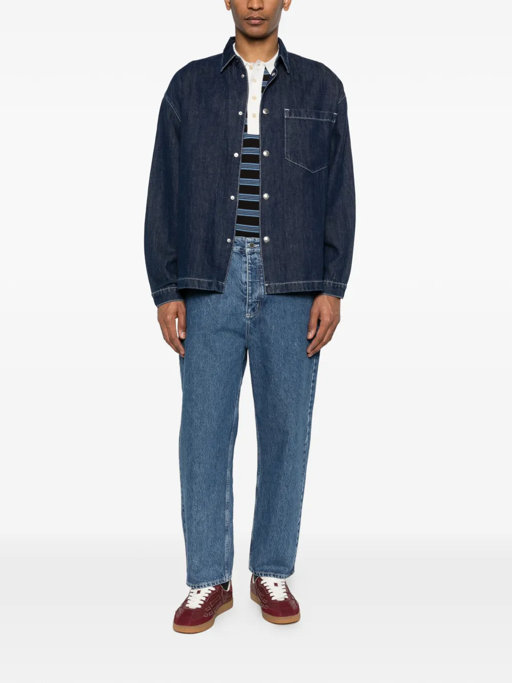  7 For All Mankind Patch-pocket Overshirt - Blue 