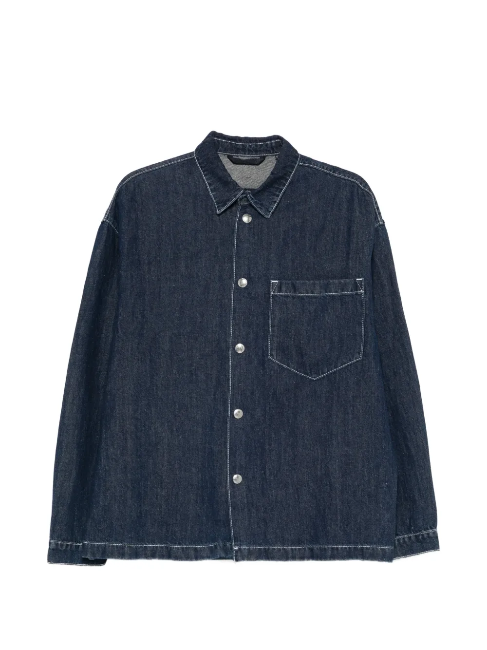 7 For All Mankind patch-pocket overshirt - Blu
