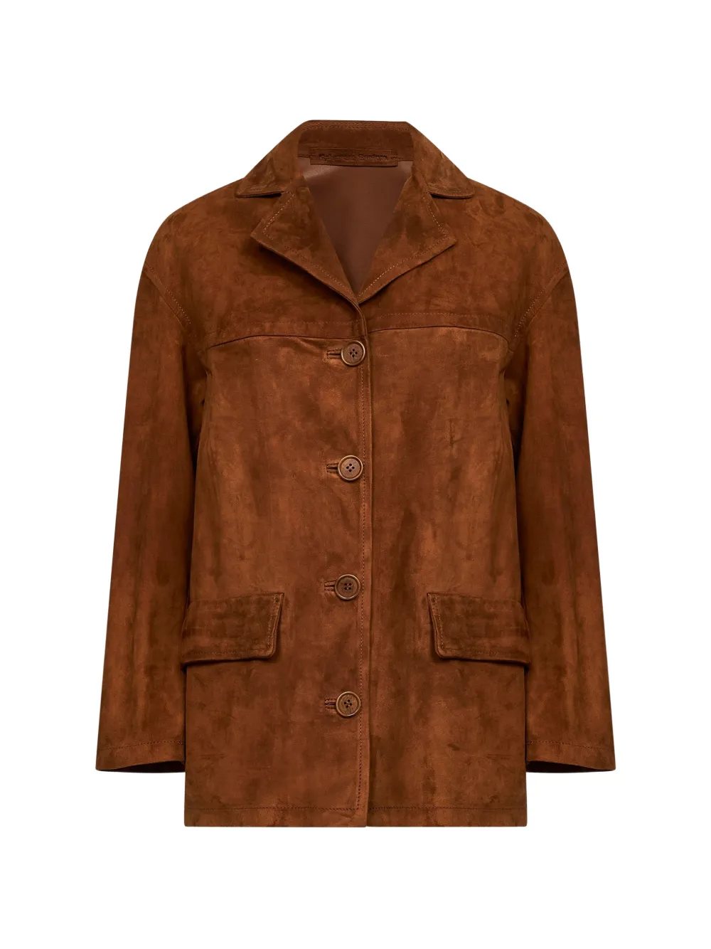 Salvatore Santoro flap-pocket suede jacket - Marrone