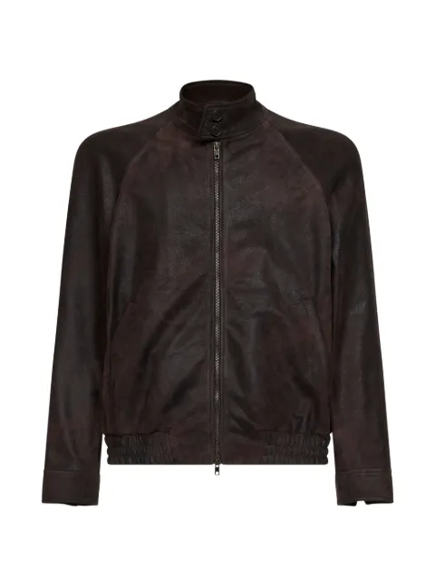 Salvatore Santoro buttoned-collar raglan jacket
