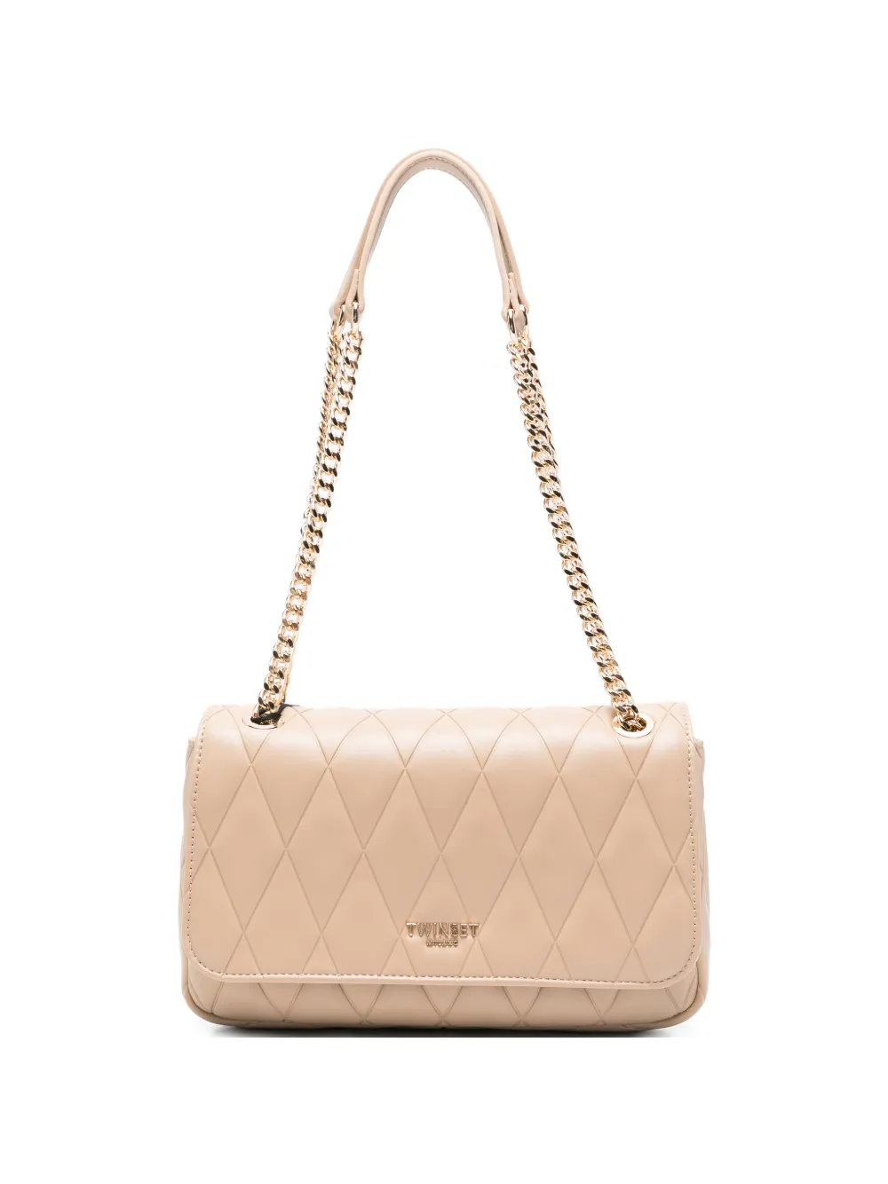 TWINSET quilted chain shoulder bag - Toni neutri