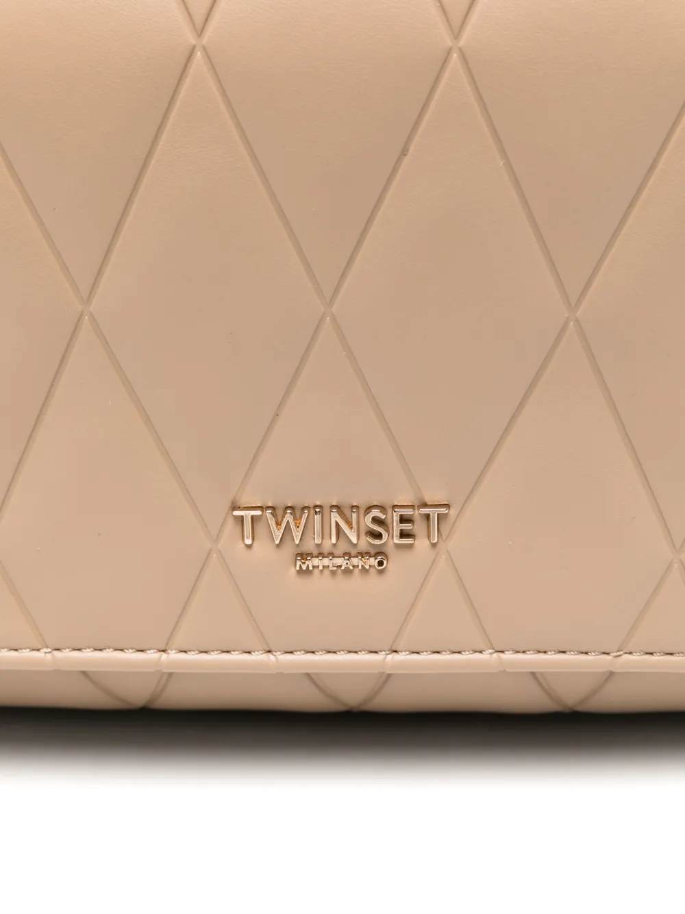 TWINSET Gewatteerde schoudertas Beige