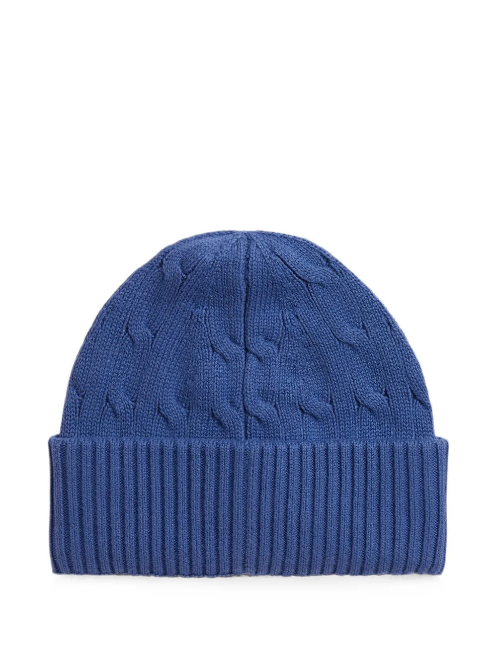 POLO RALPH LAUREN KIDS cable-knit beanie hat Blauw