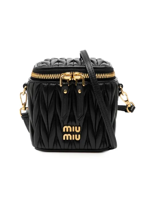 Miu Miu Pre-Owned 2000-2010 Micro Matelasse Nappa Vanity crossbody bag