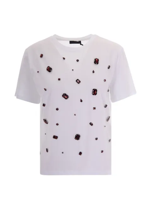 LIU JO gemstone embellished T-shirt