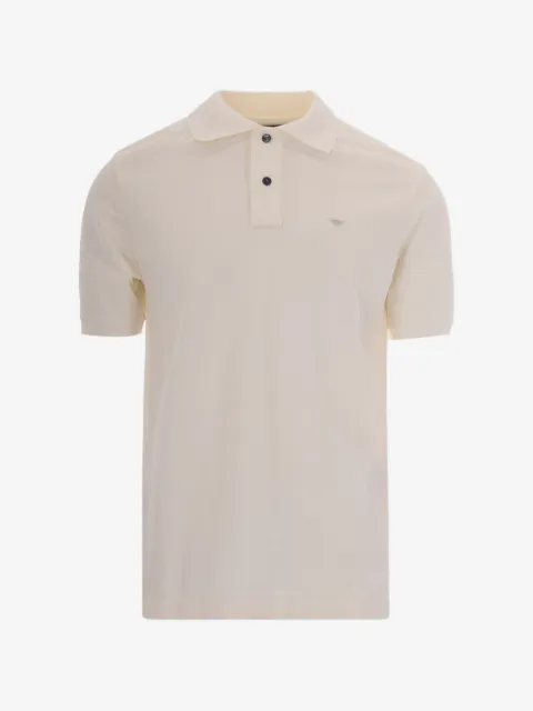 Emporio Armani playera tipo polo de piqué slim