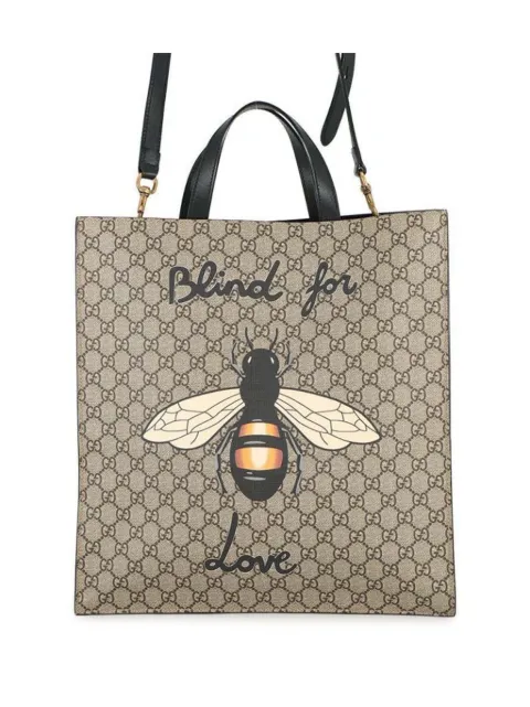 Gucci Pre-Owned 2000-2015 GG Supreme Blind For Love satchel