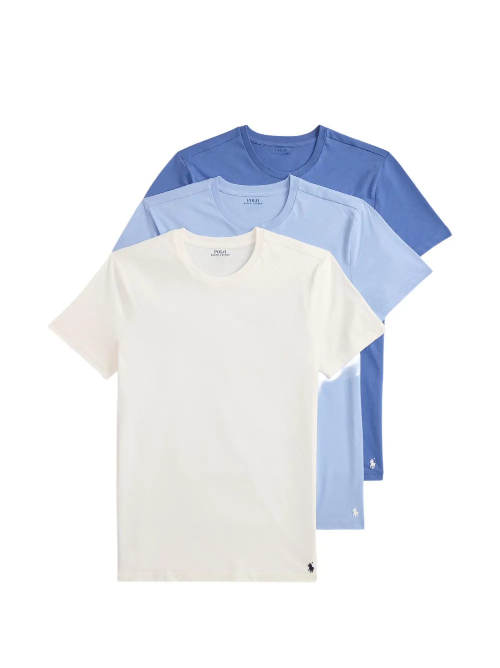 Polo Ralph Lauren embroidered Pony 3-pack T-shirts - Weiß