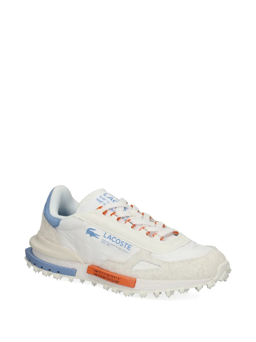 Lacoste Elite Active panelled lace-up sneakers Wit