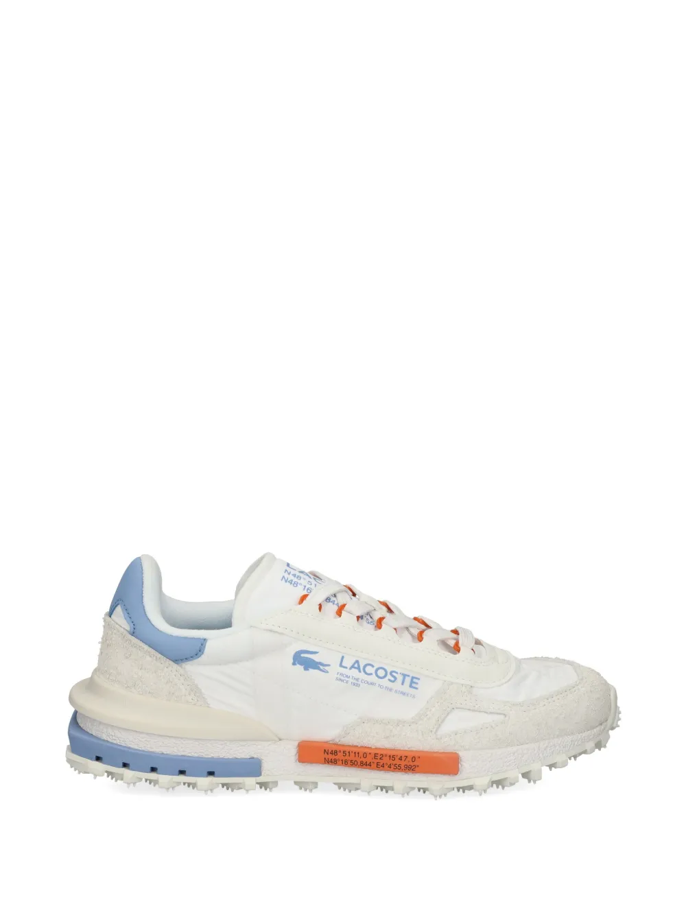 Lacoste Elite Active panelled lace-up sneakers - Bianco