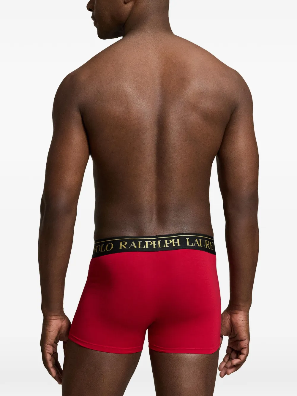 Polo Ralph Lauren Twee Polo Bear boxershorts met logoband Rood