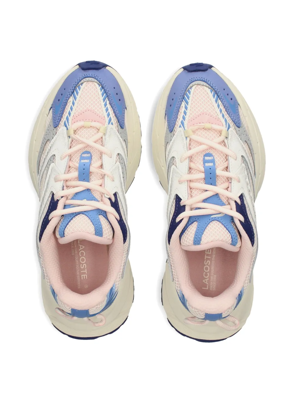 Lacoste L003 Neo Shot sneakers met mesh vlak Roze