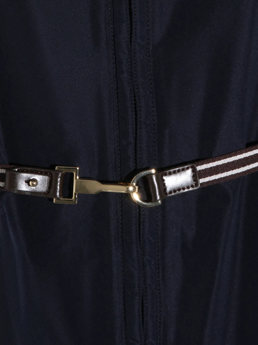 Max Mara Jack met capuchon en ceintuur Blauw