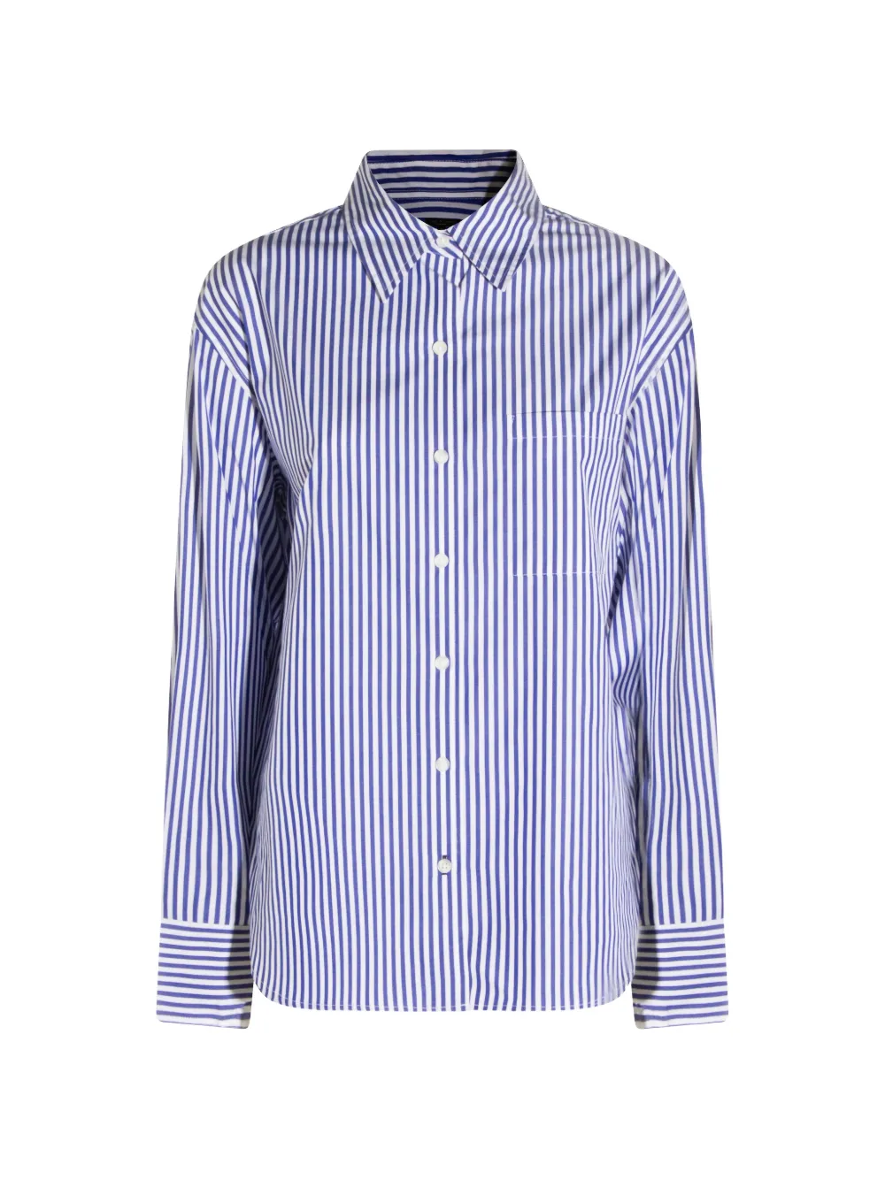 rag & bone striped pocket shirt - Blu