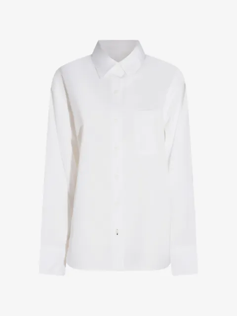 rag & bone chemise en soie à poche poitrine