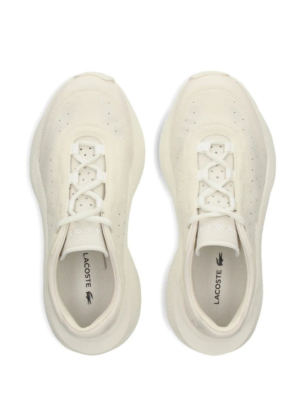 Lacoste New Run Active geperforeerde sneakers Beige