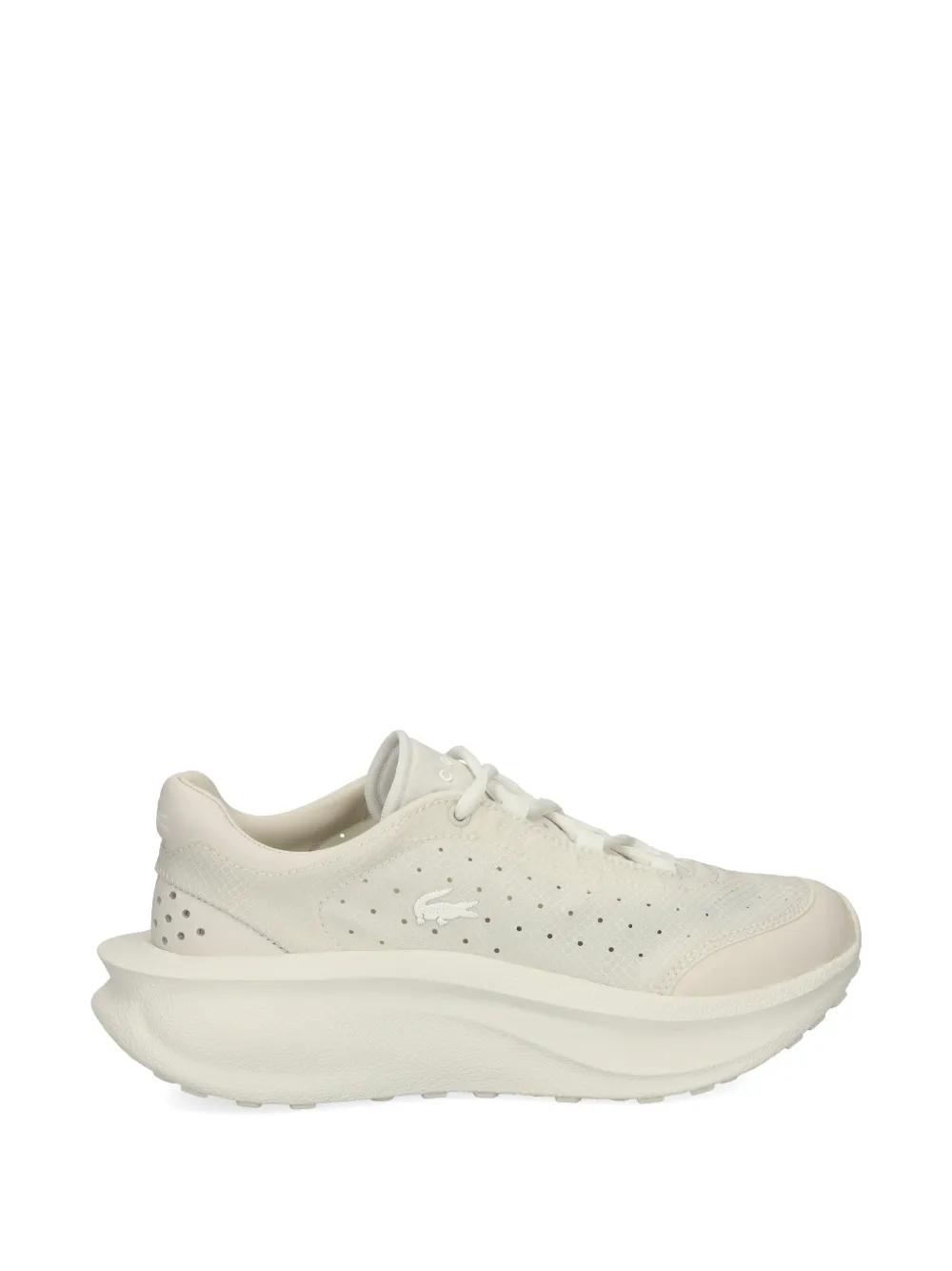 Lacoste New Run Active perforated lace-up sneakers - Toni neutri