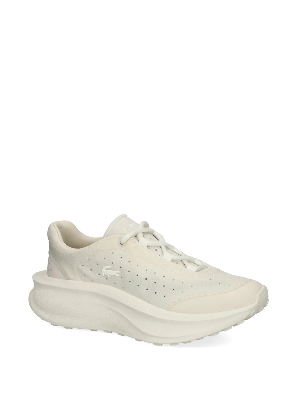Lacoste New Run Active geperforeerde sneakers Beige