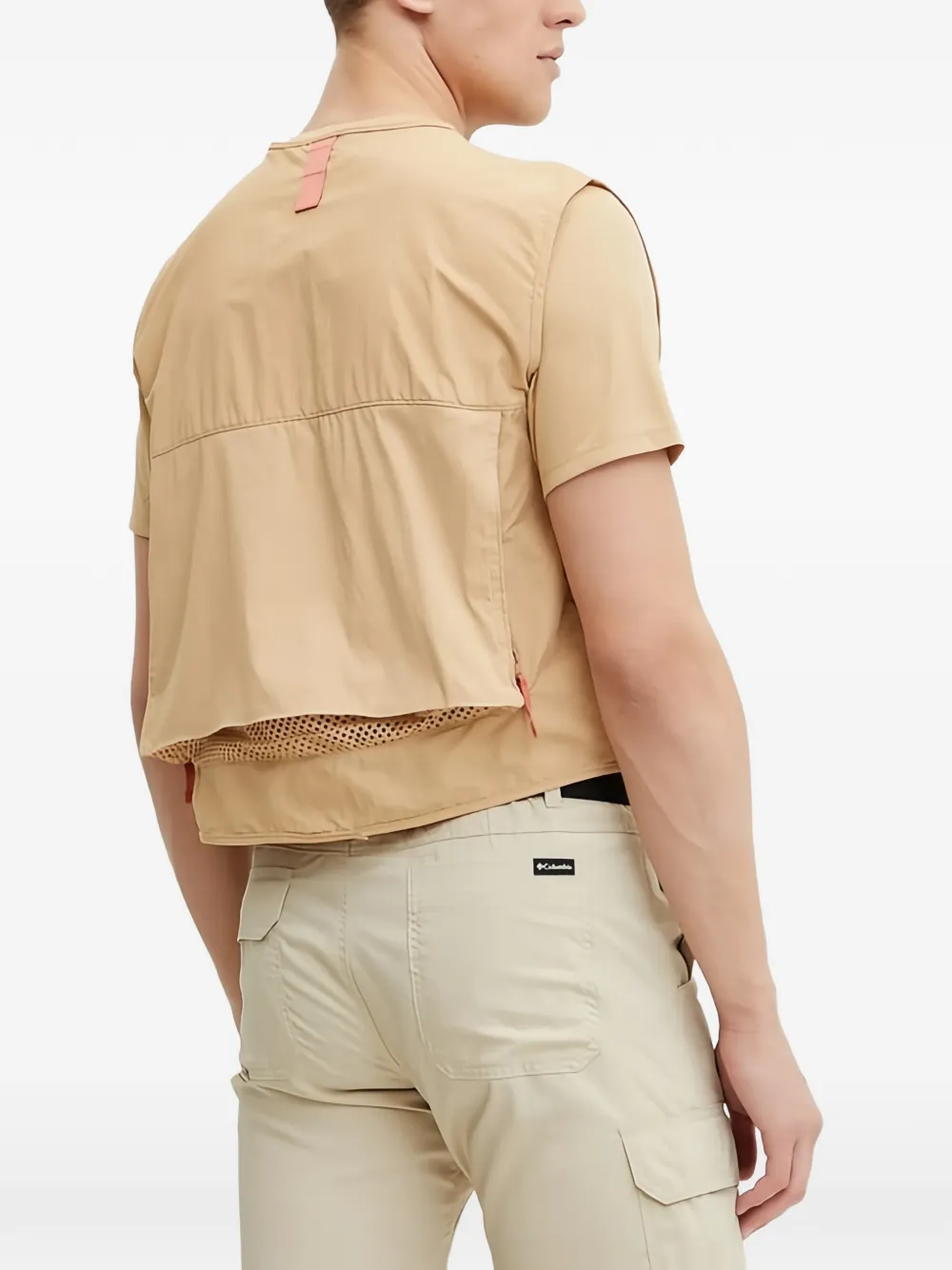 Columbia Covemulti-pocket belted jacket Beige