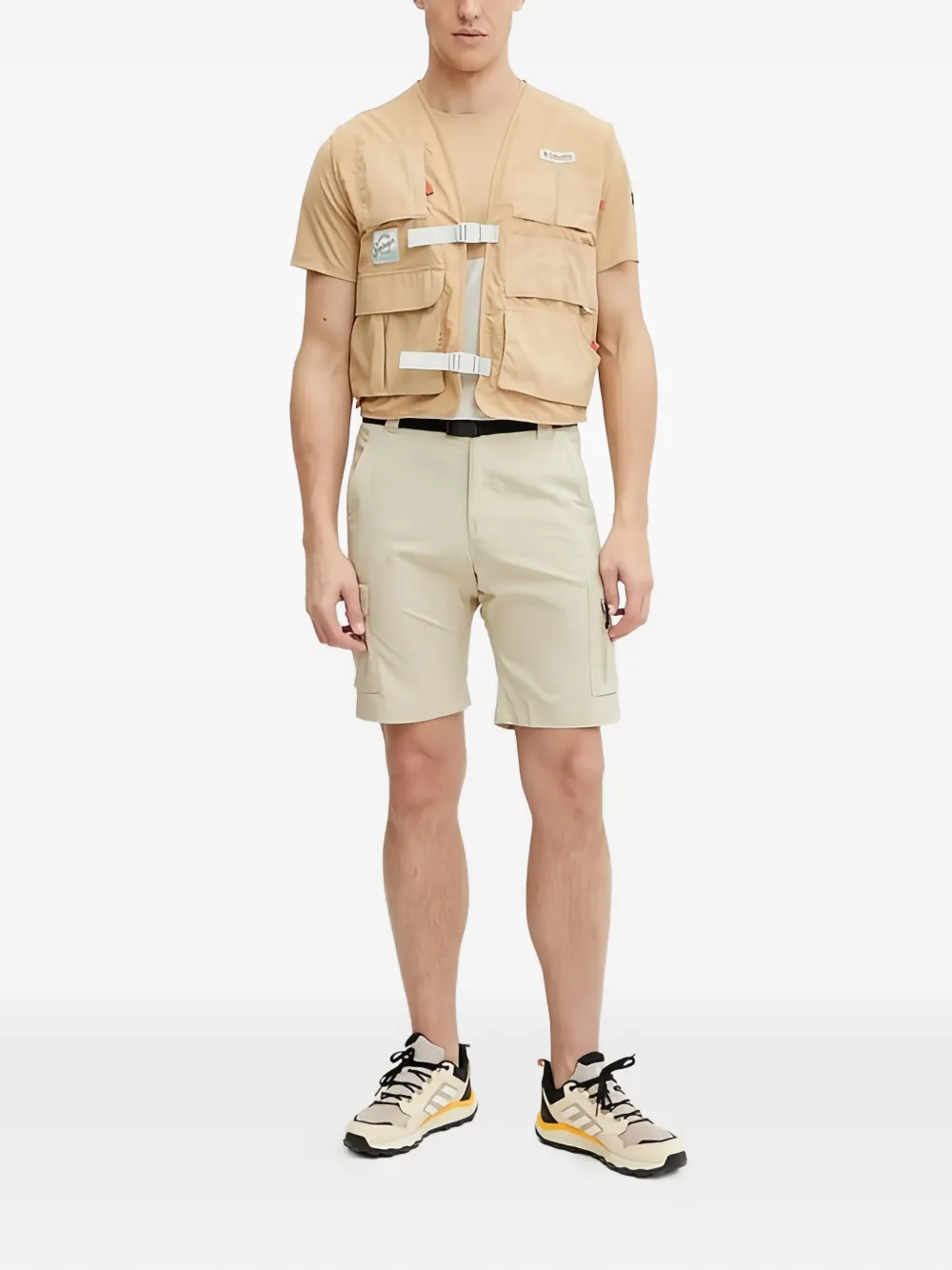 Columbia Covemulti-pocket belted jacket Beige
