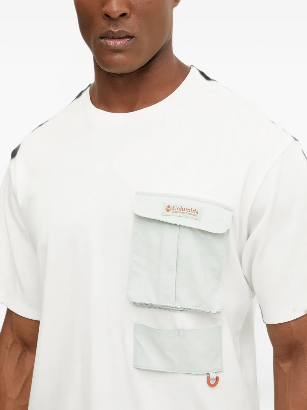 Columbia T-shirt met zak Wit