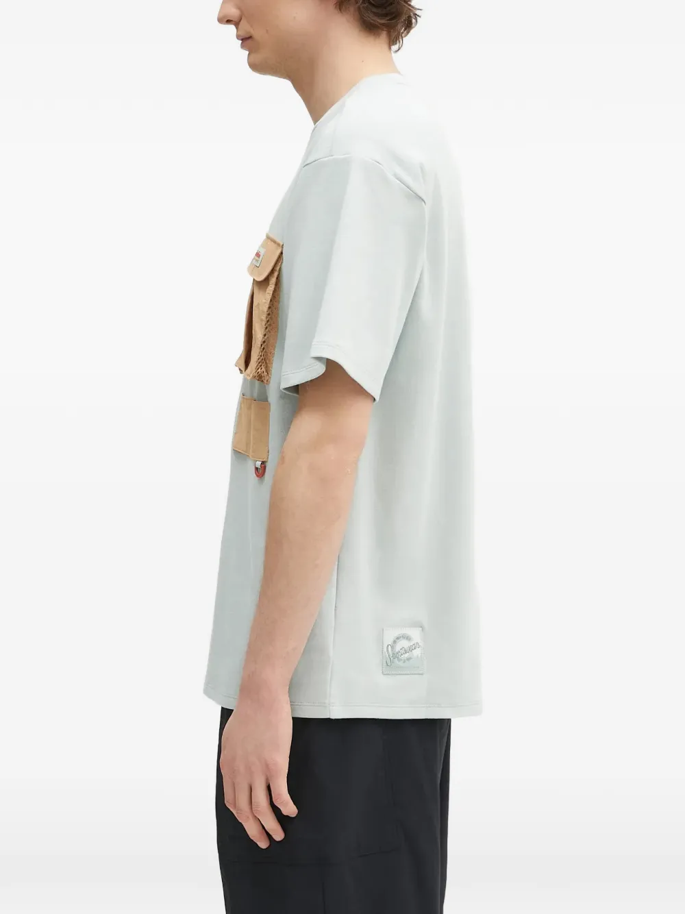 Columbia T-shirt met borstzak Groen