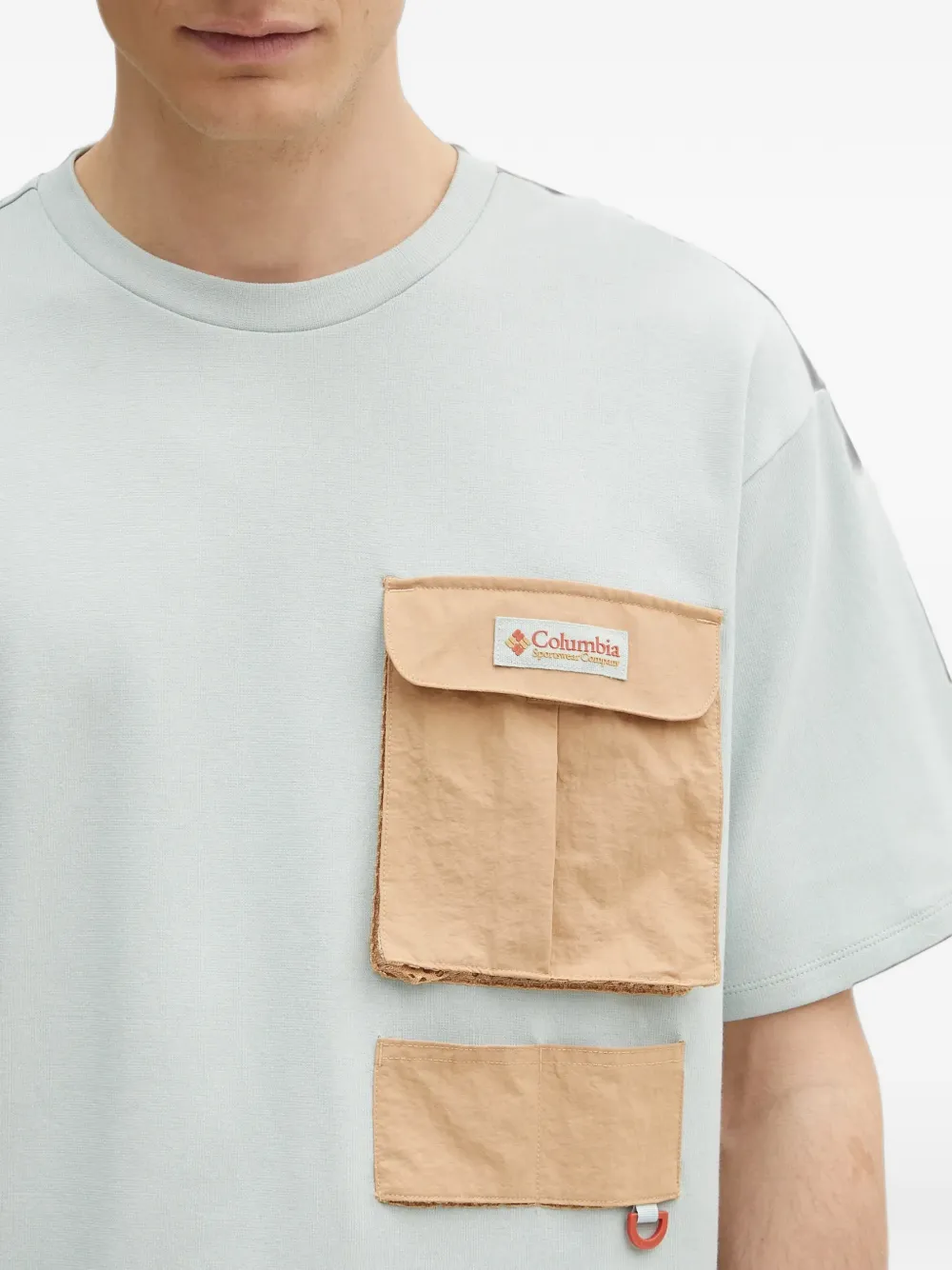 Columbia T-shirt met borstzak Groen