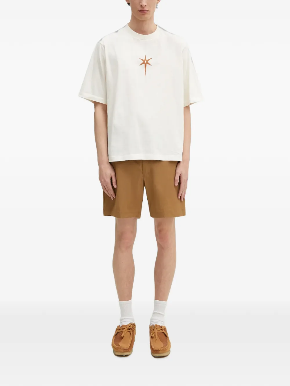Columbia Elastische shorts Bruin