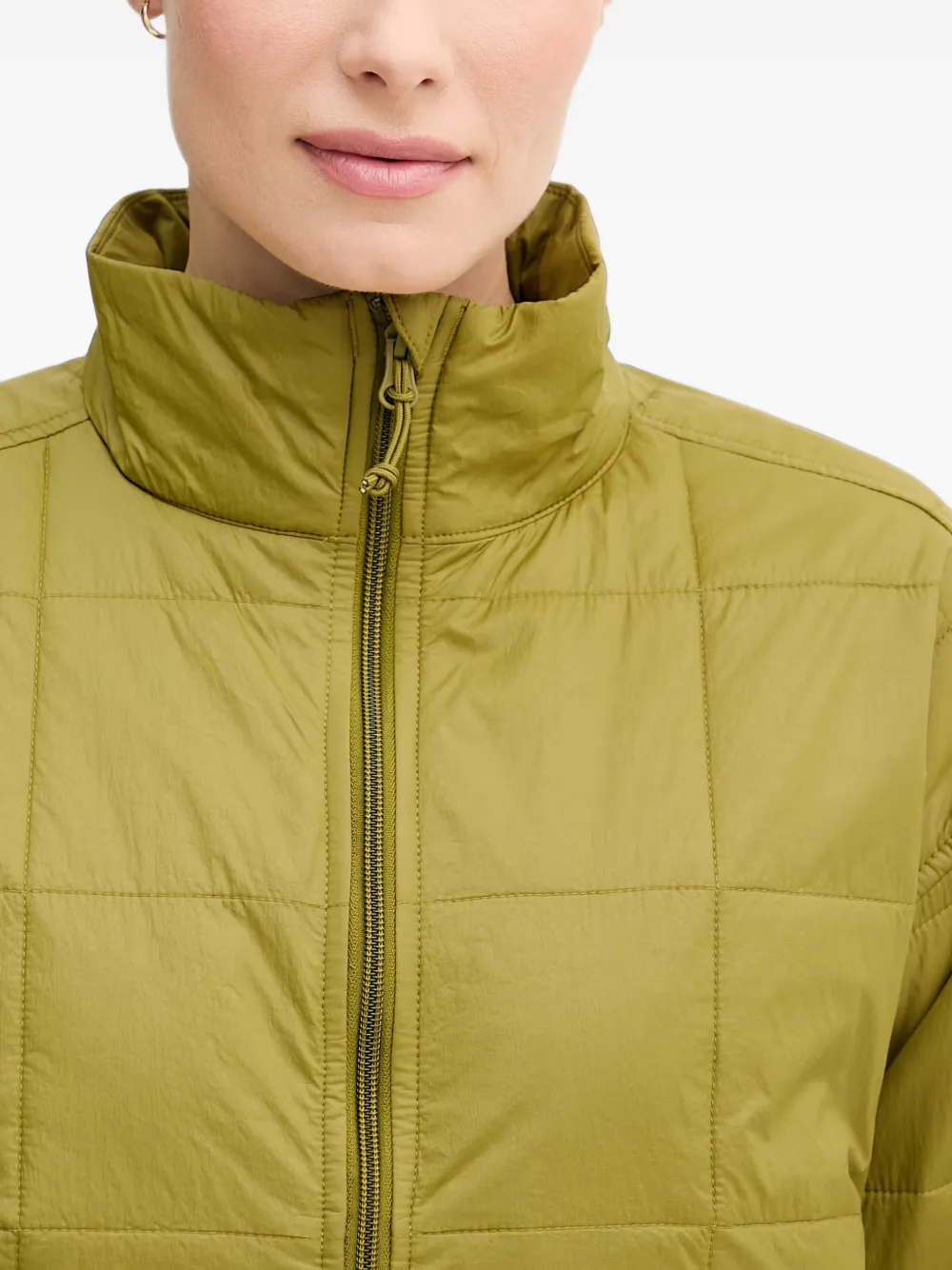 Columbia Sienna Hill gewatteerd jack met geborduurd logo Groen