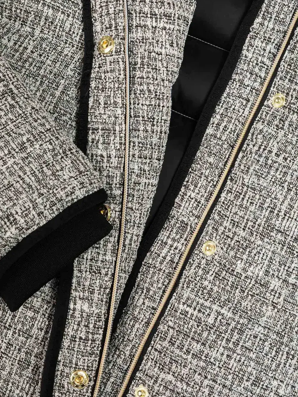 Colmar hooded padded jacket Grijs