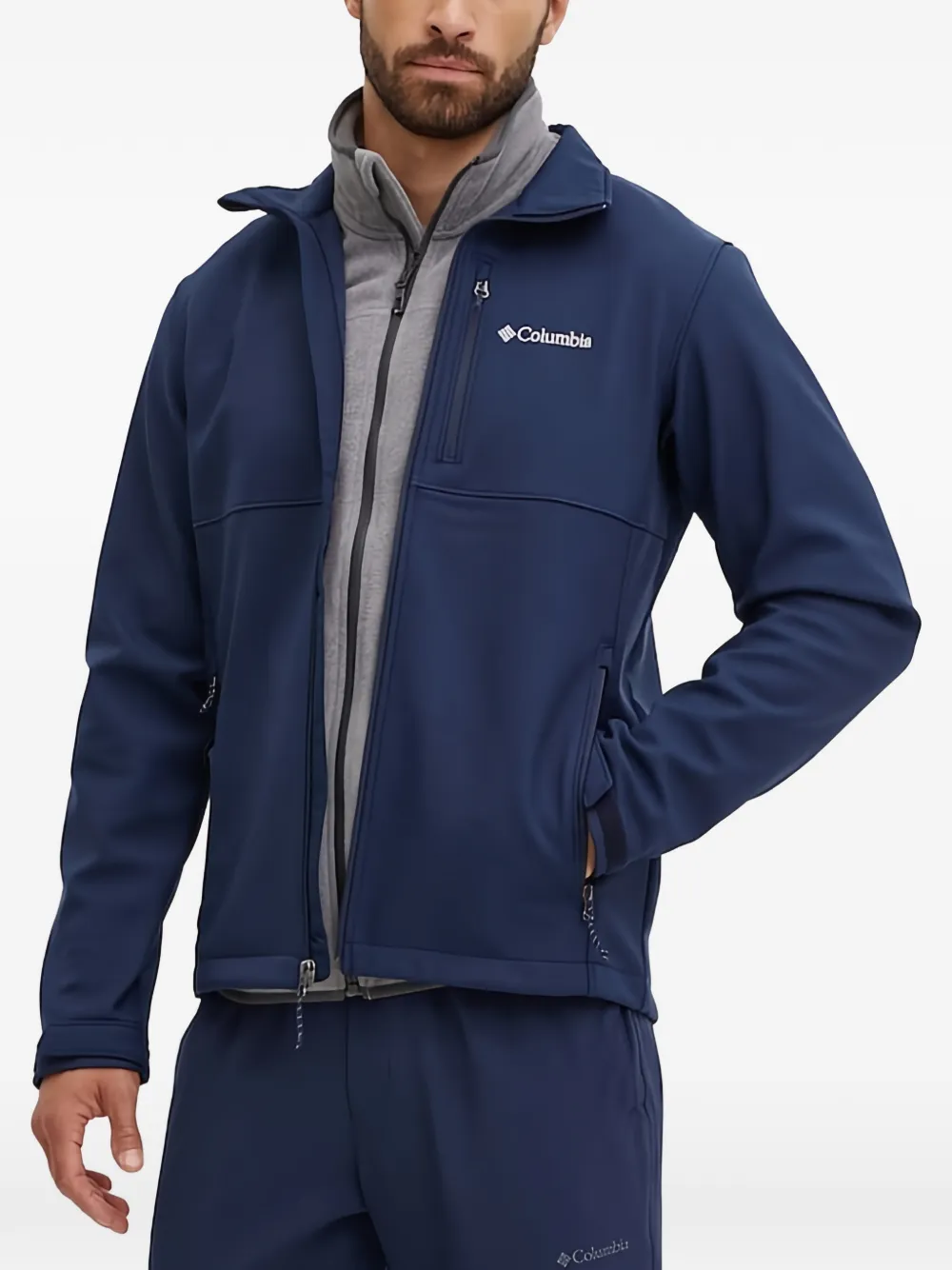Columbia Sweater met rits Blauw