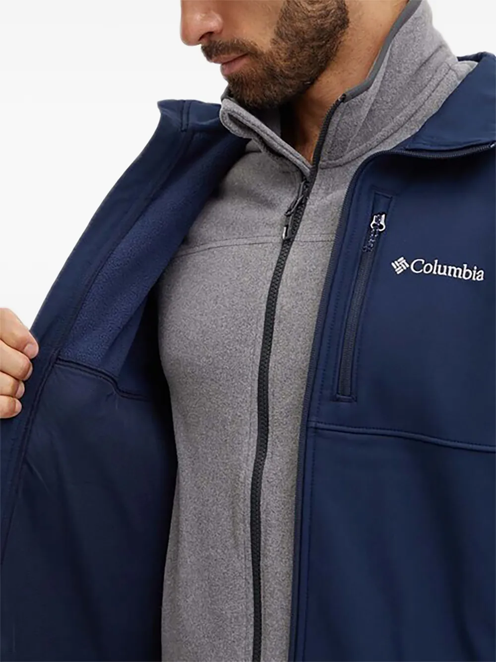 Columbia Sweater met rits Blauw