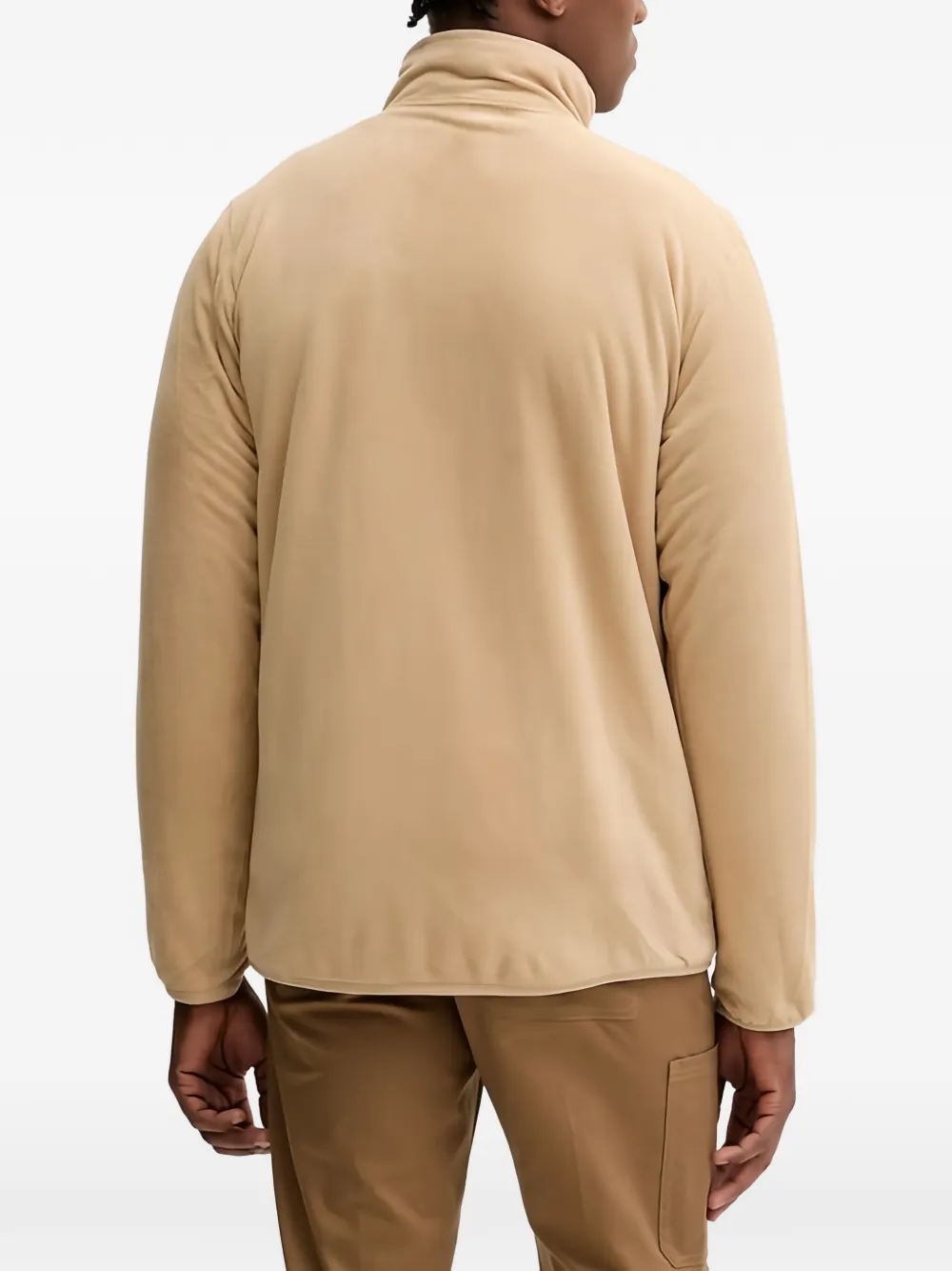 Columbia Gebreide trui met borstzak en rits Beige