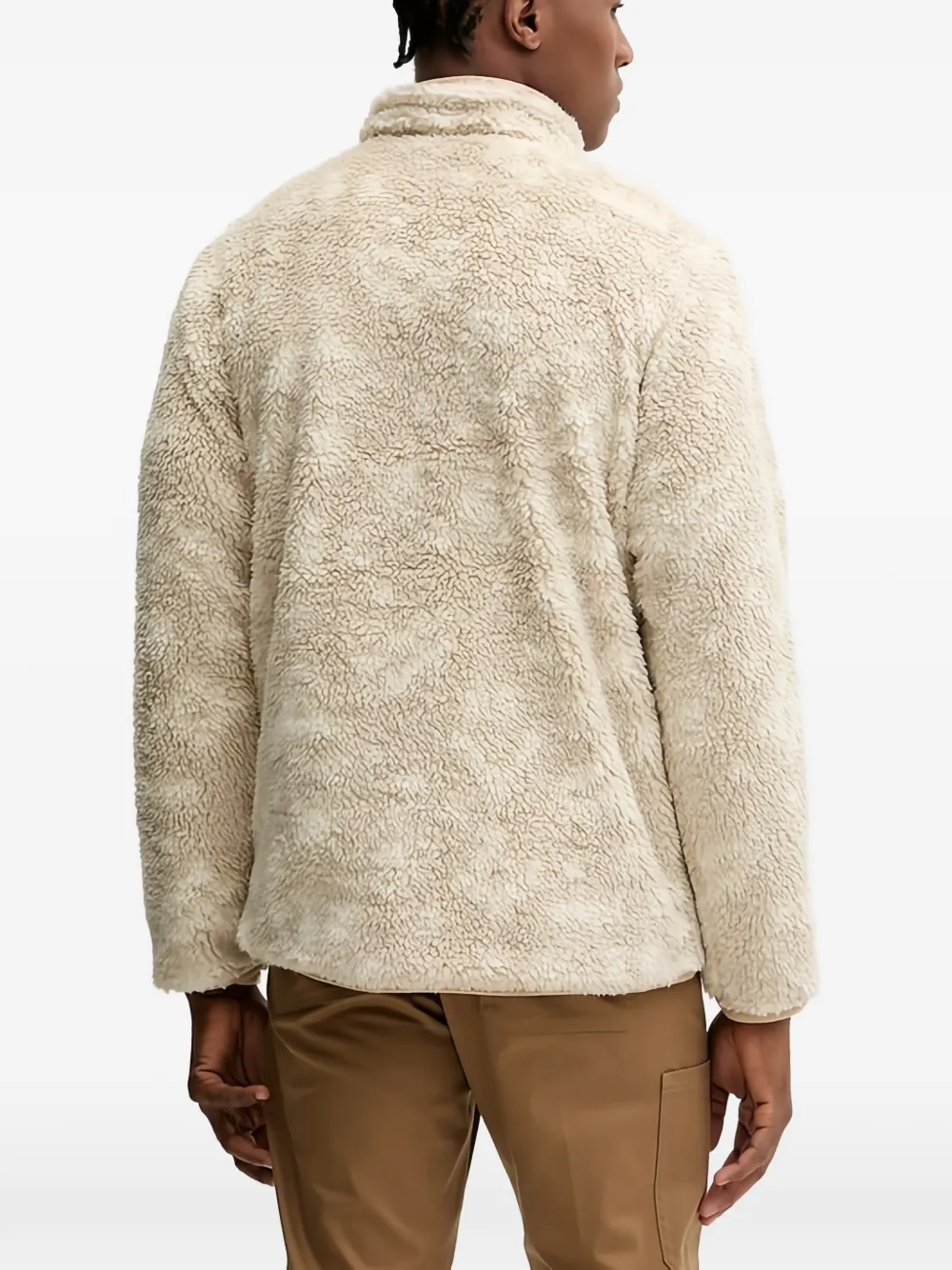 Columbia Gebreide trui met borstzak en rits Beige