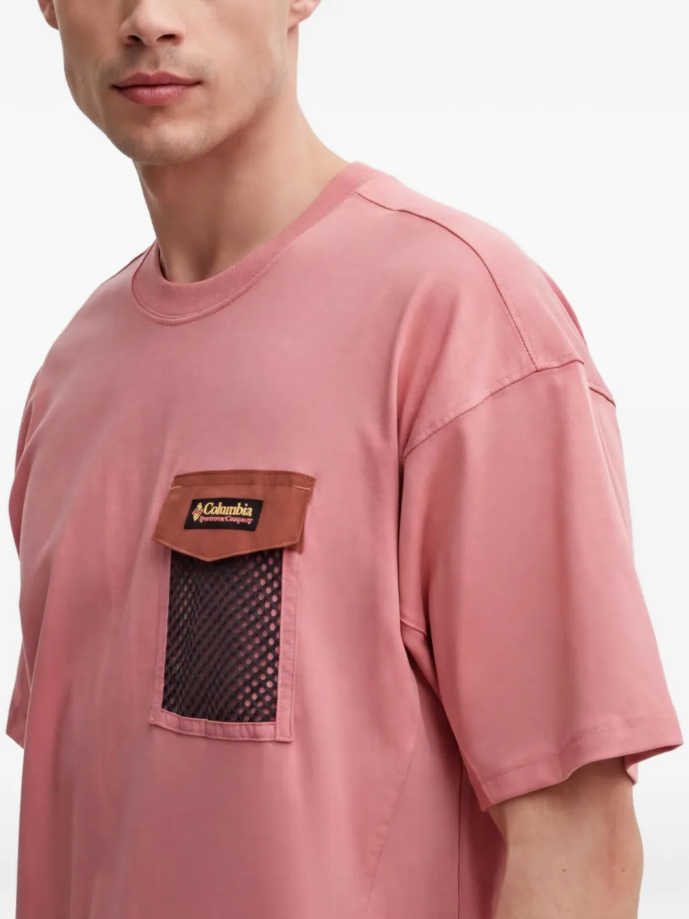 Columbia T-shirt met zak Roze