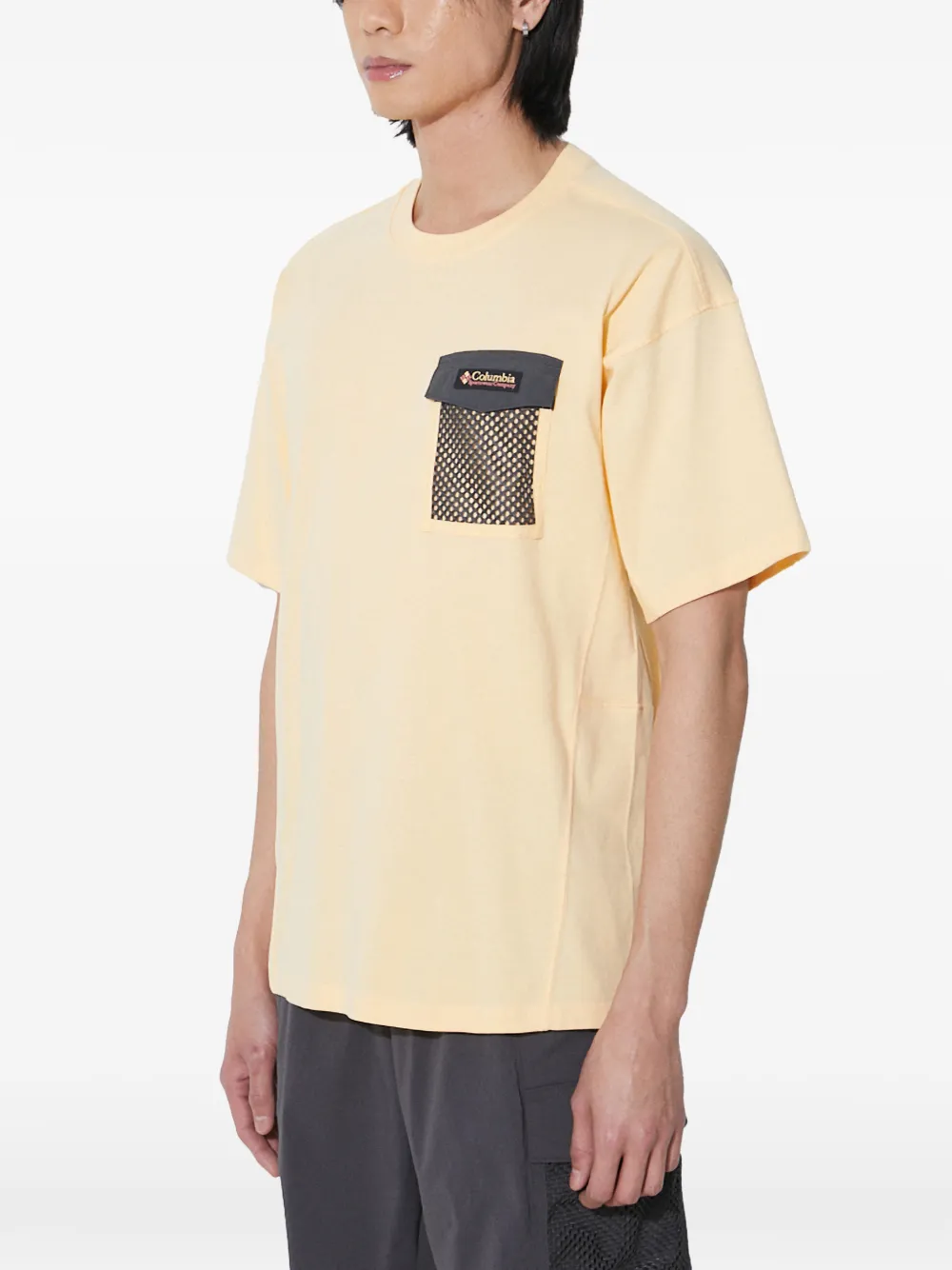 Columbia T-shirt met mesh zak Beige